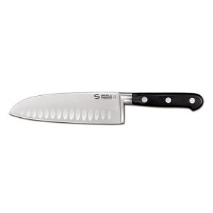"Santoku" Knife, Granton Blade